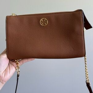 Tory Burch Mini Everly Leather Crossbody Bag